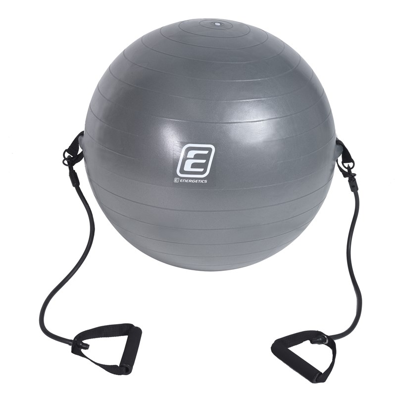 Μπάλα Γυμναστικής GYMNASTIC BALL WITH FITNESS TUBES 65 cm