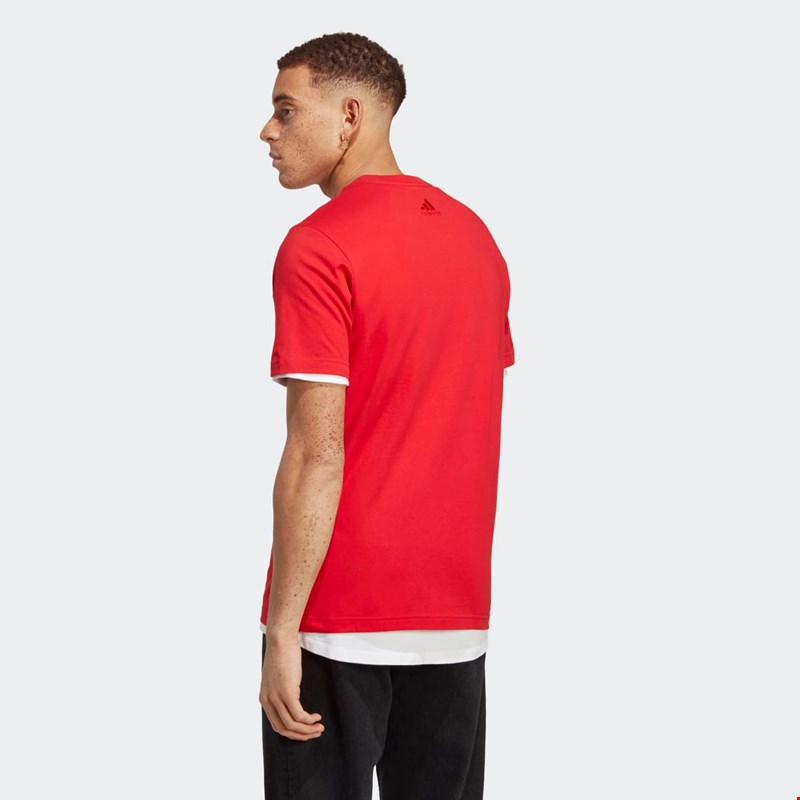Ανδρικό T-shirt Essentials Single Jersey Linear Embroidered Logo