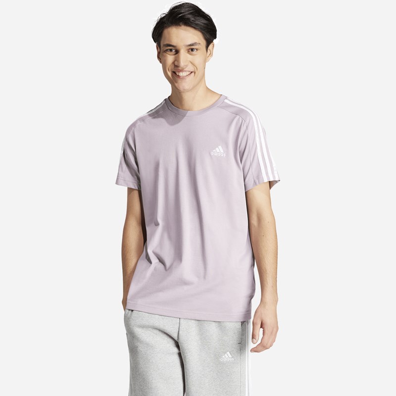 Ανδρικό T-shirt Essentials Single Jersey 3-Stripes