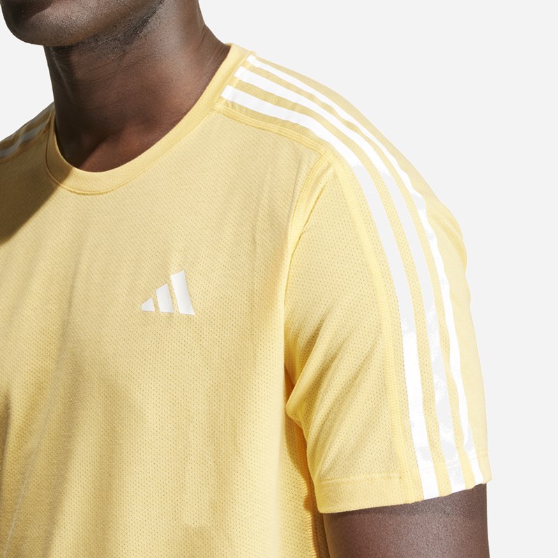 Ανδρικό T-shirt Own the Run 3-Stripes