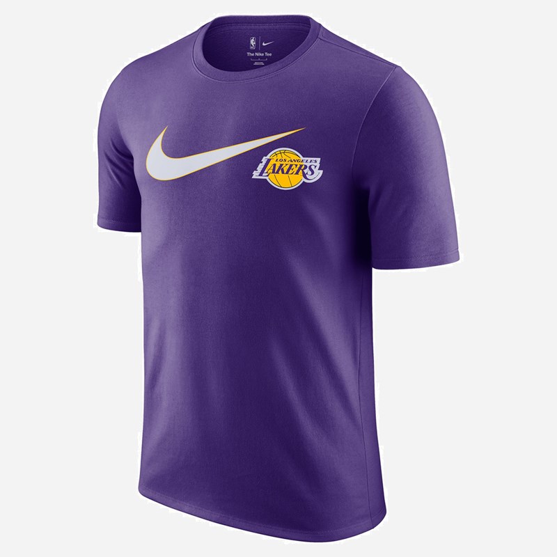 Ανδρικό T-shirt Los Angeles Lakers Swoosh Essential