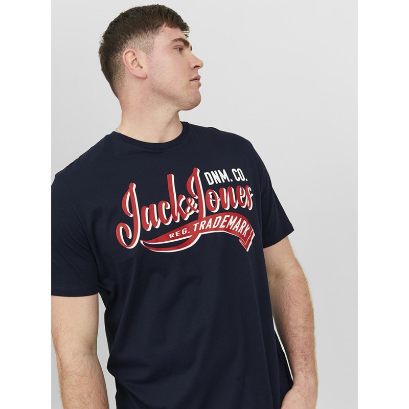 Ανδρικό T-shirt Jjelogo (Plus Size)